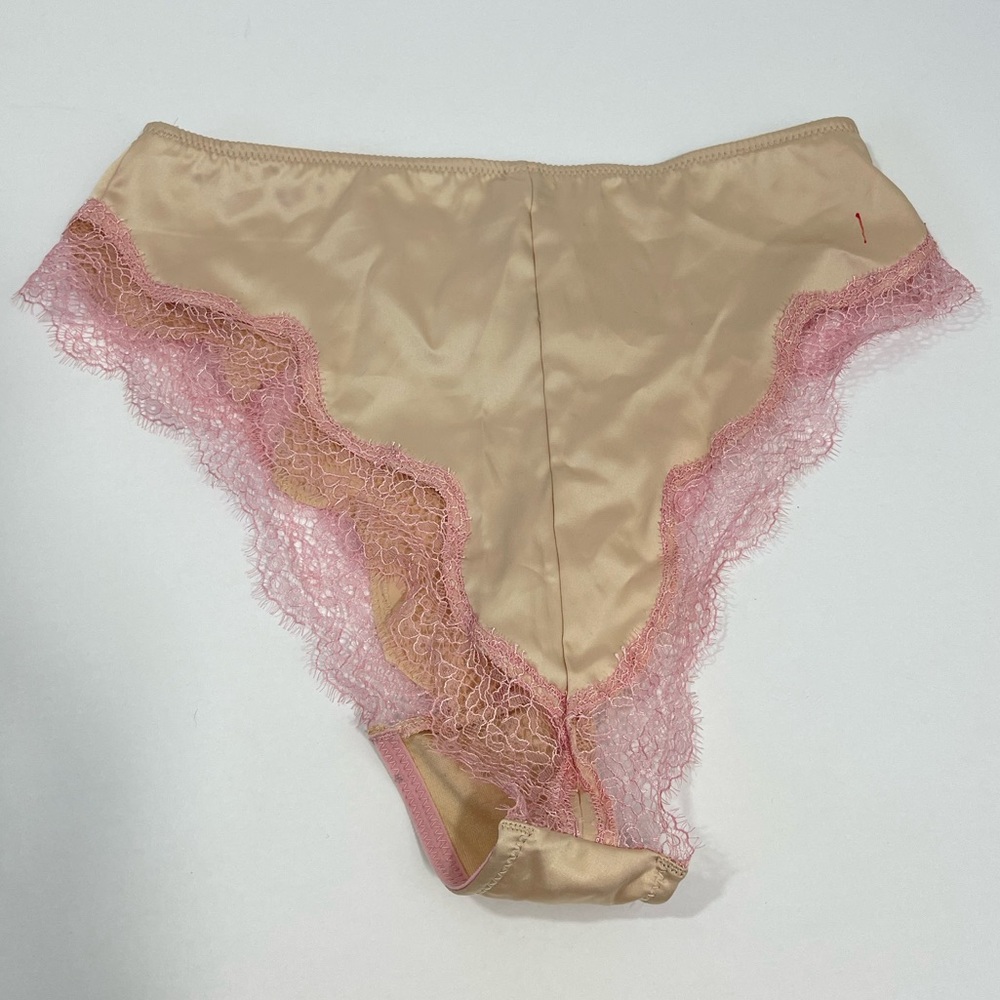 NWT Victoria Secret Nude Pink Lace High Waisted Underwear Panties - Picture 8 of 9